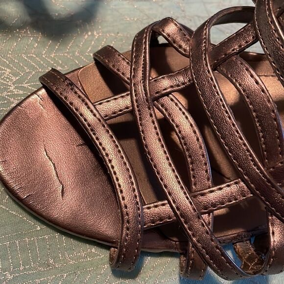 APT. 9 sling back stiletto Payton Pewter sandals, size 8.5 - Picture 4 of 11